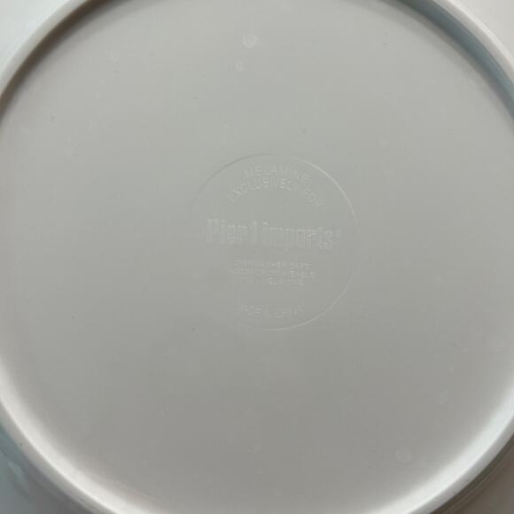 Pier 1 SUNNY FLORAL melamine dinner Plate / Salad Plate bright colors flowers - Picture 7 of 8